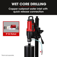 BAUMR-AG 3200W 300mm Wet/Dry Core Drill, for Concrete Hole Drilling