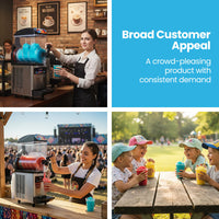 POLYCOOL 12L Single Tank Commercial Slush Machine, Digital Control Panel, SAA Approved, Juice and Frozen Slushy Maker