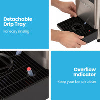 POLYCOOL 12L Single Tank Commercial Slush Machine, Digital Control Panel, SAA Approved, Juice and Frozen Slushy Maker