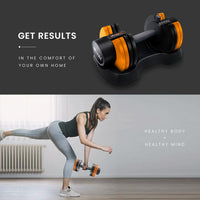 ATIVAFIT 12.5kg Adjustable Weight Dumbbell, for Home Gym Fitness Training