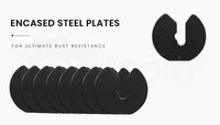 ATIVAFIT 2x Adjustable Dumbbell Set Weights Dumbbells Home Gym Interchangeable