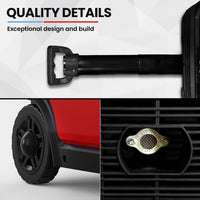 GENPOWER 6.2kW Peak 6.0kW Inverter Generator, Push Button & Remote Start, 15L Tank, Portable w/ Wheels, Camping, Backup