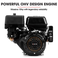 BAUMR-AG BSR5000 Mini Loader Skid Steer, with Bucket, 10hp OHV 4-Stroke Petrol Engine, 200kg Rated Operating Capacity