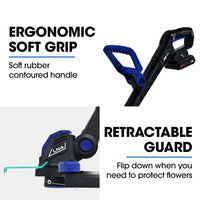 POWERBLADE 20V Leaf Blower & Line Trimmer / Edger Combo, Kit with 4.0Ah Battery & Fast Charger