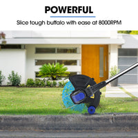 POWERBLADE 20V Leaf Blower & Line Trimmer / Edger Combo, Kit with 4.0Ah Battery & Fast Charger