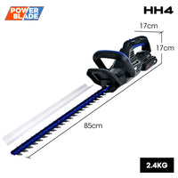 POWERBLADE HH4 20V Cordless Electric Hedge Trimmer Kit, with Lithium Battery and Fast Charger