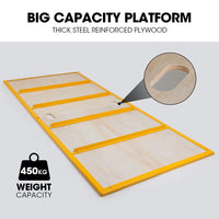 Baumr-AG Adjustable Mobile Scaffolding, 450kg Capacity, with Trapdoor Hatch