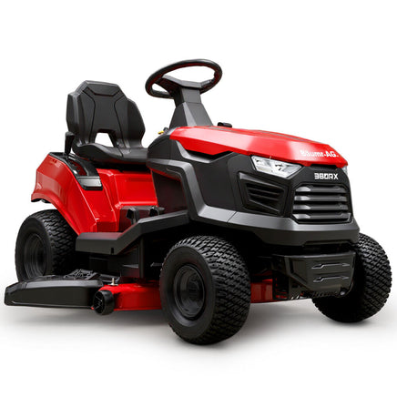 BAUMR-AG 38" Ride On Mower Lawn Tractor, Side Discharge or Mulch, Electric Start, 14hp 452cc, Hydrostatic, 100kg Towing, 7 Cut Heights