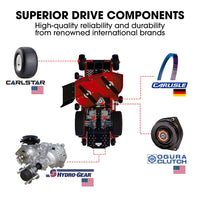 BAUMR-AG 32" Stand-On Zero-Turn Mower, Electric Start, 23hp, 764cc, Hydrostatic Drive, 10 Cut Heights