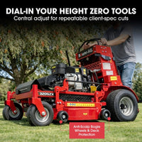 BAUMR-AG 32" Stand-On Zero-Turn Mower, Electric Start, 23hp, 764cc, Hydrostatic Drive, 10 Cut Heights