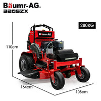 BAUMR-AG 32" Stand-On Zero-Turn Mower, Electric Start, 23hp, 764cc, Hydrostatic Drive, 10 Cut Heights