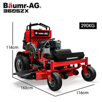 BAUMR-AG 36" Stand-On Zero-Turn Mower, Electric Start, 23hp, 764cc, Hydrostatic Drive, 10 Cut Heights