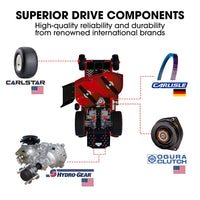 BAUMR-AG 36" Stand-On Zero-Turn Mower, Electric Start, 23hp, 764cc, Hydrostatic Drive, 10 Cut Heights