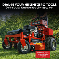 BAUMR-AG 36" Stand-On Zero-Turn Mower, Electric Start, 23hp, 764cc, Hydrostatic Drive, 10 Cut Heights