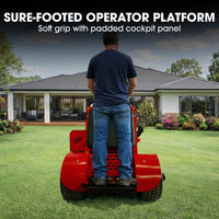 BAUMR-AG 36" Stand-On Zero-Turn Mower, Electric Start, 23hp, 764cc, Hydrostatic Drive, 10 Cut Heights