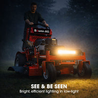 BAUMR-AG 36" Stand-On Zero-Turn Mower, Electric Start, 23hp, 764cc, Hydrostatic Drive, 10 Cut Heights