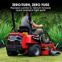 BAUMR-AG 50" Zero-Turn Ride On Mower, Electric Start, 23hp, 764cc, Hydrostatic Drive, 7 Cut Heights