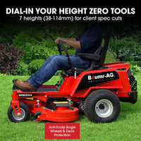 BAUMR-AG 50" Zero-Turn Ride On Mower, Electric Start, 23hp, 764cc, Hydrostatic Drive, 7 Cut Heights