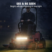 BAUMR-AG 50" Zero-Turn Ride On Mower, Electric Start, 23hp, 764cc, Hydrostatic Drive, 7 Cut Heights