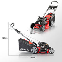 Baumr-AG 220cc Lawn Mower 4-Stroke 20 Inch Petrol Lawnmower 4-in-1 Self-Propelled Push