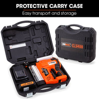 UNIMAC CLS400 20-50mm 16ga Finishing Nail Gun, Cordless 20V Lithium Nailer Kit