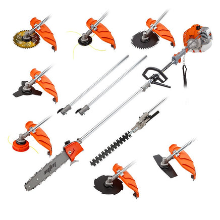 MTM 62CC Pole Chainsaw Hedge Trimmer Saw Brush Cutter Whipper Snipper Multi Tool