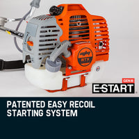 MTM 62cc 7in1 Brush Cutter Long Reach Garden Multi-Tool , Pole Trimmer, Hedge & Line Trimmer, 12" Tree Trimming Pruning, 2 Extension Shafts