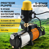 Protege Multi Stage Water Pump High Pressure Rain Tank Garden Farm House