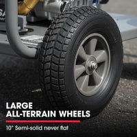 JET-USA Commercial Diesel High-Pressure Washer Cleaner, Electric Start 10hp 418cc, 15m Steel Braided Hose, Adjustable Triplex Pump - DX800