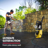 Jet-USA RX550 Electric High Pressure Washer 3500PSI Ultimate Pack, 5 Nozzles, Spin & Wheel Brush, Deck Cleaner, Turbo Head, Angled Lance, 30M Hose Reach