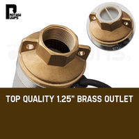 1HP Submersible Bore Water Pump Deep Well Irrigation Stainless Steel 240V