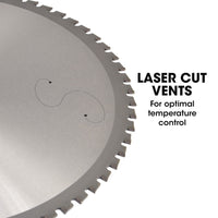 Baumr-AG 355mm Premium Ceramic Alloy Tooth Blade, Low Spark Cold Cut for Metal Cut Off Saw