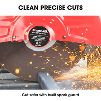 Baumr-AG 2400W 400mm 16" Metal Cut Off Cold Saw, Commercial Grade, Brushless Motor, Soft Start, 45 Degree Mitre Chop