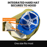 Unimac Sandblasting Safety Hood, Built-in Hard Hat, Abrasive Sand Blasting PPE Equipment