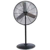 BAUMR-AG 30" 762mm 300W Industrial Pedestal Fan, Large, Commercial, Heavy-duty, 3 Speed, EESS Certified