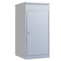 FORTIA Freestanding Parcel Post Box Letterbox, Surfmist Light Grey