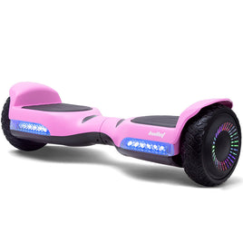 BULLET SX-2500 Hoverboard Scooter, 500W Brushless, UL Certified, AU Compliant, 6.5-inch Off-Road Style Tyres, Superior Self Balancing System, LED Lights, Pink