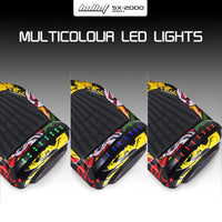 BULLET SX-2000 Hoverboard Scooter, 500W Brushless, Superior Self Balancing System, UL Certified, LED Lights, Hip Hop Design