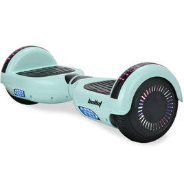 BULLET SX-2000 Hoverboard Scooter, 500W Brushless, Superior Self Balancing System, UL Certified, LED Lights, Mint Green