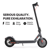 ALPHA Urban 8 Electric Scooter, Suspension, 25km Range, 8.5-Inch Wheels, Brushless Motor, Motorised Commuter eScooter for Adults, Grey