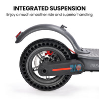 ALPHA Urban 8 Electric Scooter, Suspension, 25km Range, 8.5-Inch Wheels, Brushless Motor, Motorised Commuter eScooter for Adults, Grey