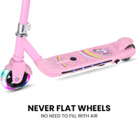 KIDS WhizKid Electric Scooter, Ages 5-11, Adjustable Height, Lithium Battery, Brushless Motor, Pink