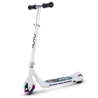 ROVO KIDS WhizKid Electric Scooter, Ages 5-11, Adjustable Height, Lithium Battery, Brushless Motor, White