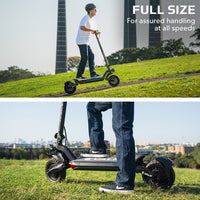 VALK Primal 9 Dual Motor 1600W Extreme Hill Climbing e-Scooter Electric, Black