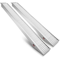 BULLET Pair of 2.5m Aluminium Loading Ramps, 2800kg capacity