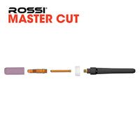 ROSSI 16pc Welding Consumables Kit to Suit 17/18/26 TIG Torch, Includes Alumina Nozzle Cups, Collets