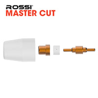 ROSSI 40pc Consumables Kit to Suit PT-31 Plasma Cutter Torch, Includes Tips Nozzle Extended, Gas Rings