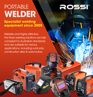 ROSSI 200 Amp Portable Inverter Arc Stick Welder, MMA DC Gas Inverter Welding Machine, 15A Plug