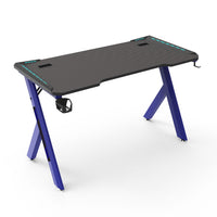 EKKIO RGB Gaming Desk Y Shape Blue 140cm