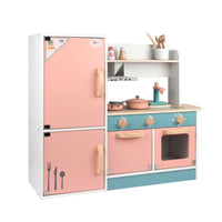 EKKIO Wooden Kitchen Playset for Kids (Refrigerator Kitchen Set) EK-KP-105-MS